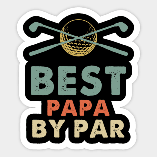 Best Papa By Par Sticker